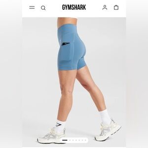 Gymshark Women's blue Biker Shorts, size small